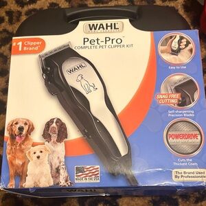 Wahl Pet-Pro Clipper Kit - Black, Silver & Blue Packaging